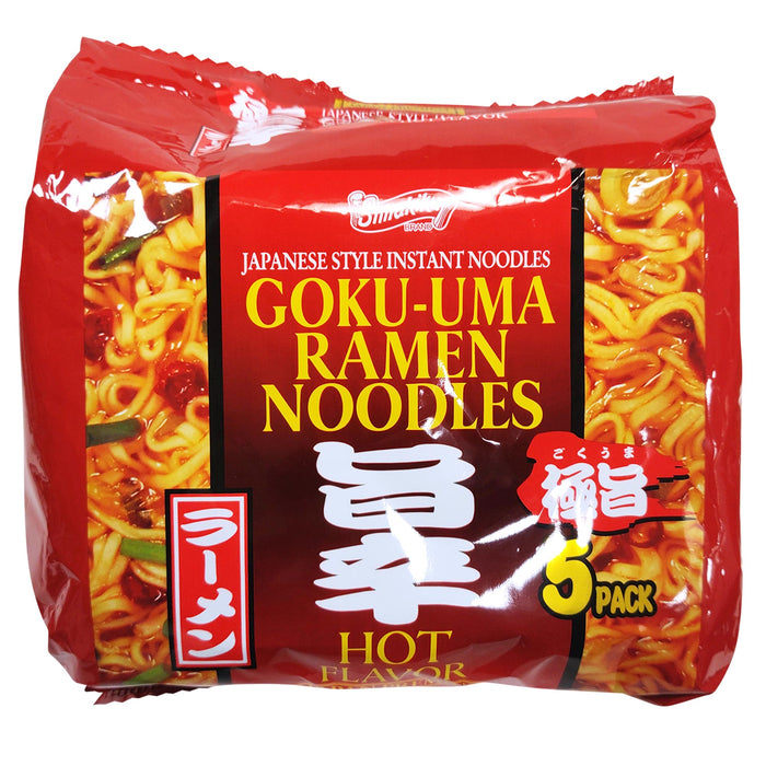 日本極旨辛辣拉麵 - Shirakiku Goku-Uma Spicy Ramen 5-ct