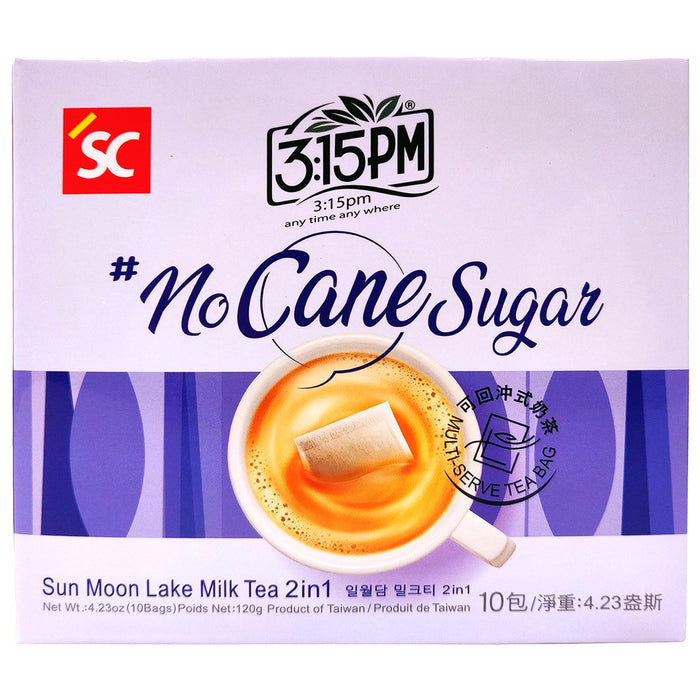 三點一刻無糖日月潭奶茶 - Taiwanese 3:15PM Sun Moon Lake Milk Tea Sugar Free 10-ct