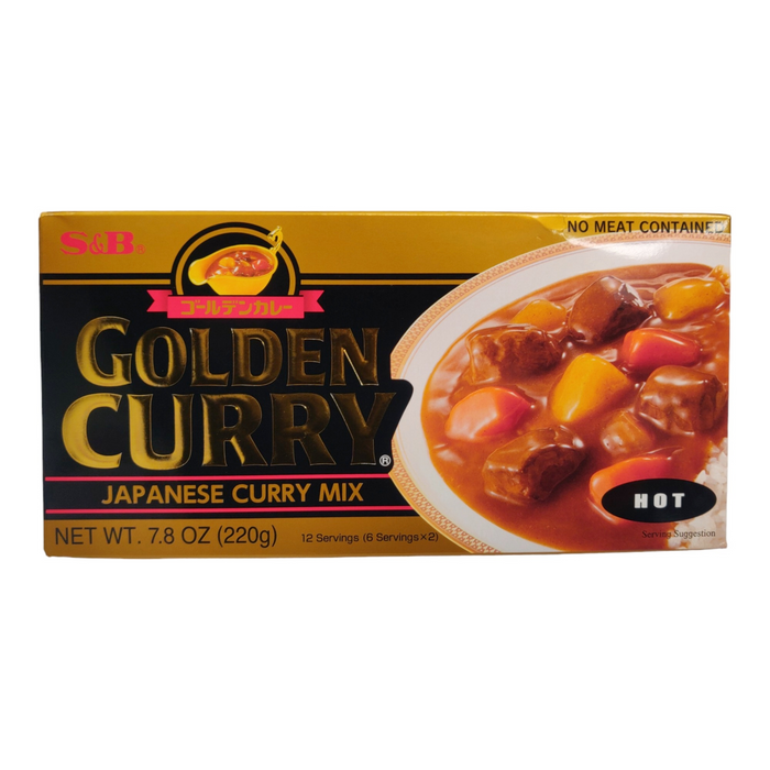 愛思必金牌咖哩塊(辣味) - S&B Golden Curry Sauce Mixed Hot 240g