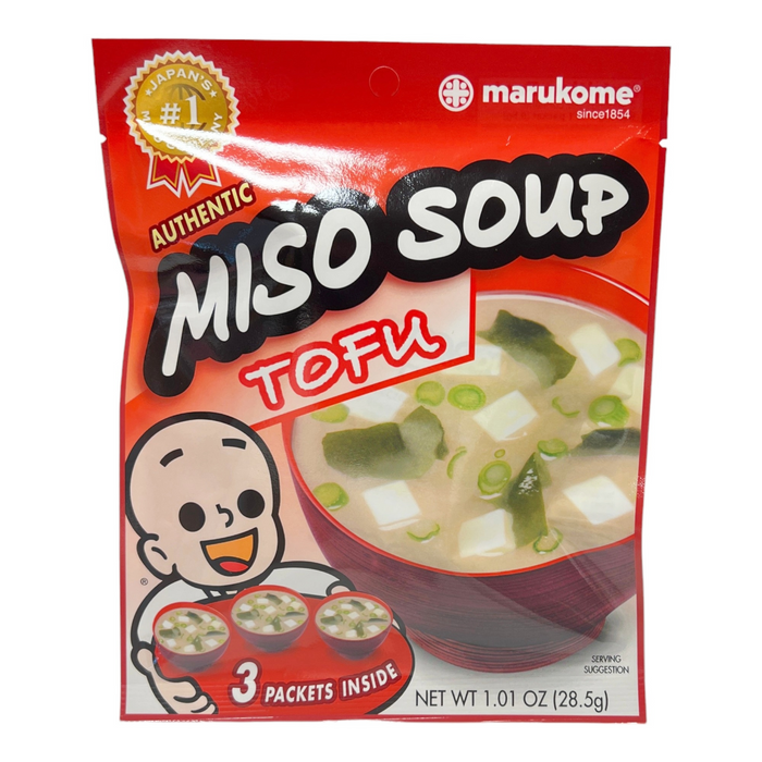 料亭之味速食味噌湯 - Marukome Miso Tofu 3-ct