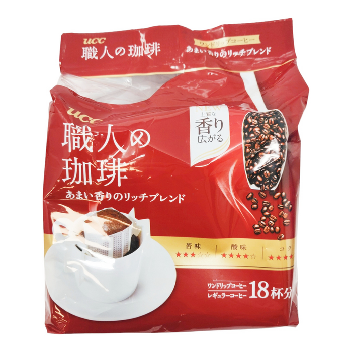 日本優仕濾掛咖啡 - UCC Rich Blend 滴漏咖啡 18 克拉