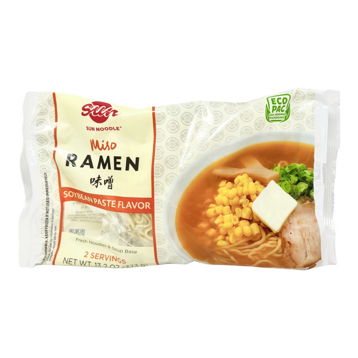 太陽牌拉麵(味噌) - Sun Noodle Frozen Miso Ramen 2-ct