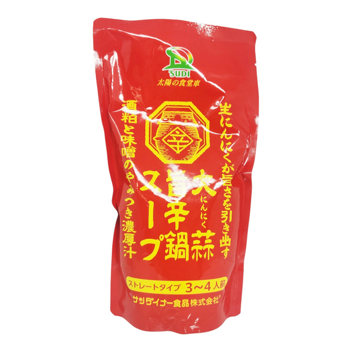 日本鍋底(辣蒜) - Sundiner Ninniku Spicy Garlic Hot Pot Soup Base 600g