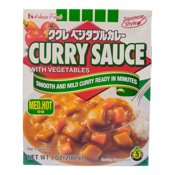 好侍即食蔬菜咖哩 - House Foods Curry Sauce w Vegetables M/Hot