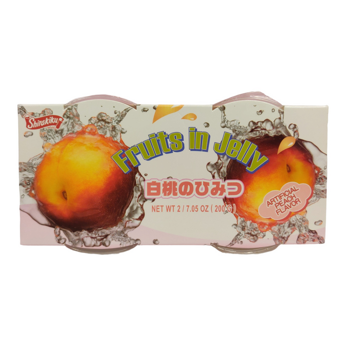 讚岐屋果凍杯桃子 - Shirakiku Jelly Cup Peach 2-ct