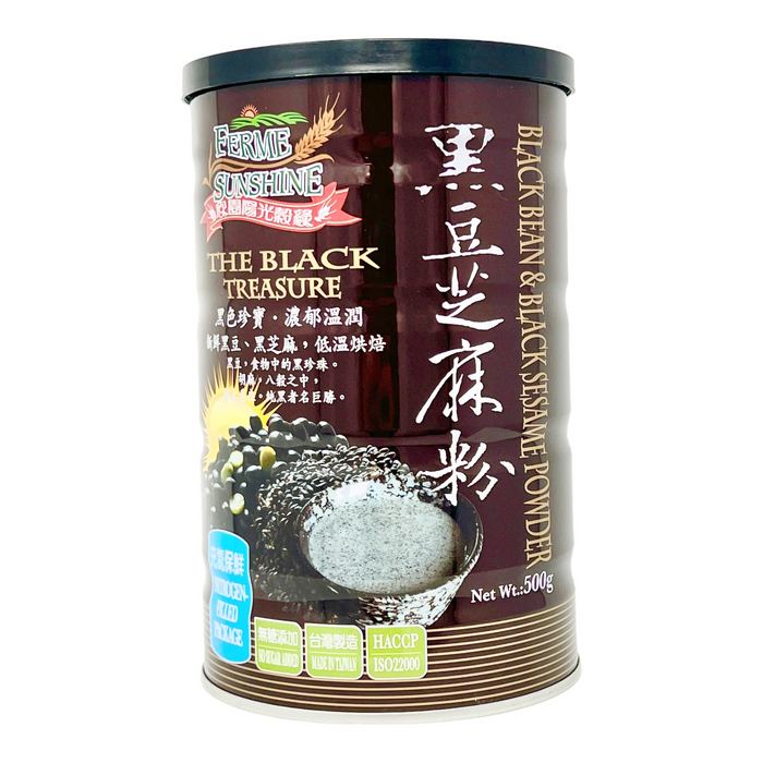 陽光穀綠黑豆芝麻粉 - Ferme Sunshine Black Bean Black Sesame Powder 500g