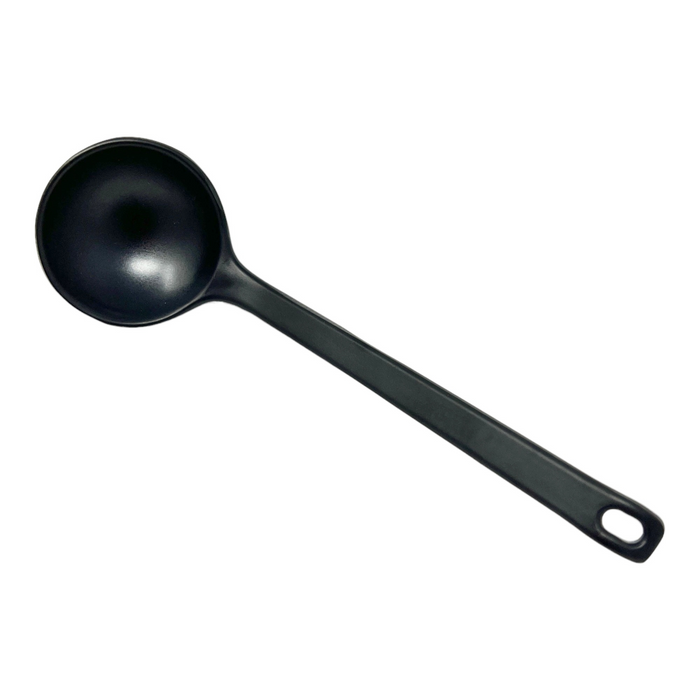 黑色圓形湯勺 - Black Round Soup Spoon Ladle 6.75"