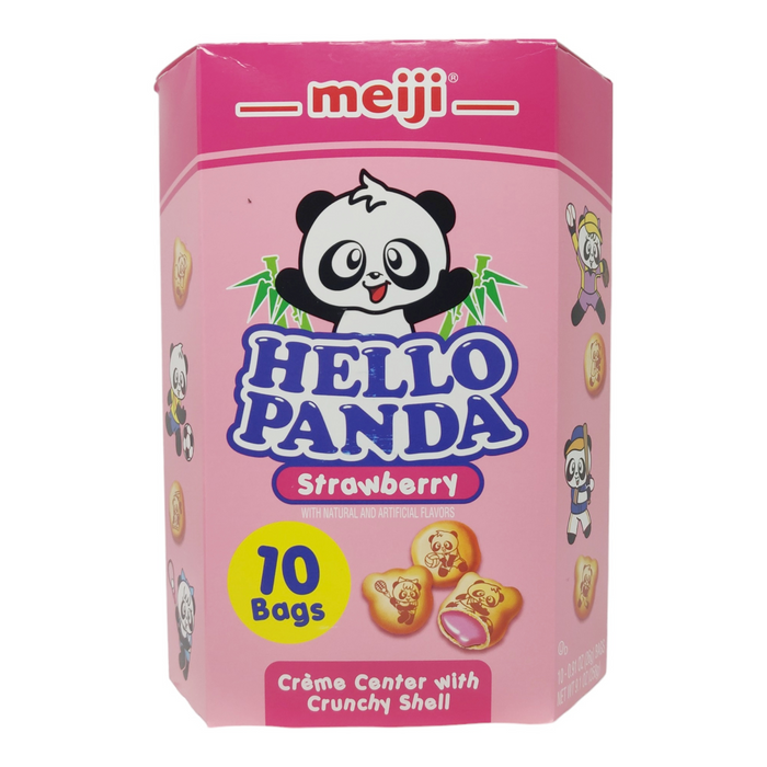 明治 Hello Panda 草莓曲奇 10 克拉