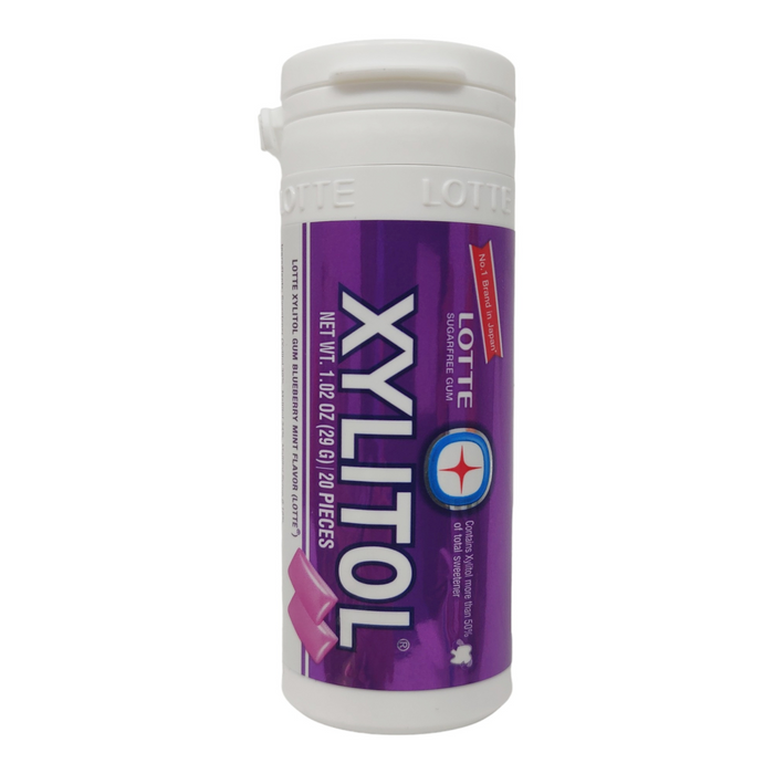 口香糖 - Lotte Xylitol Blueberry Mint Gum