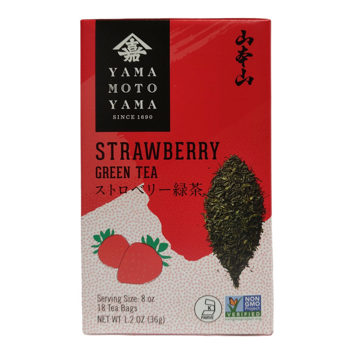 山本山草莓綠茶 - YMY Strawberry Green Tea Bag 18-ct