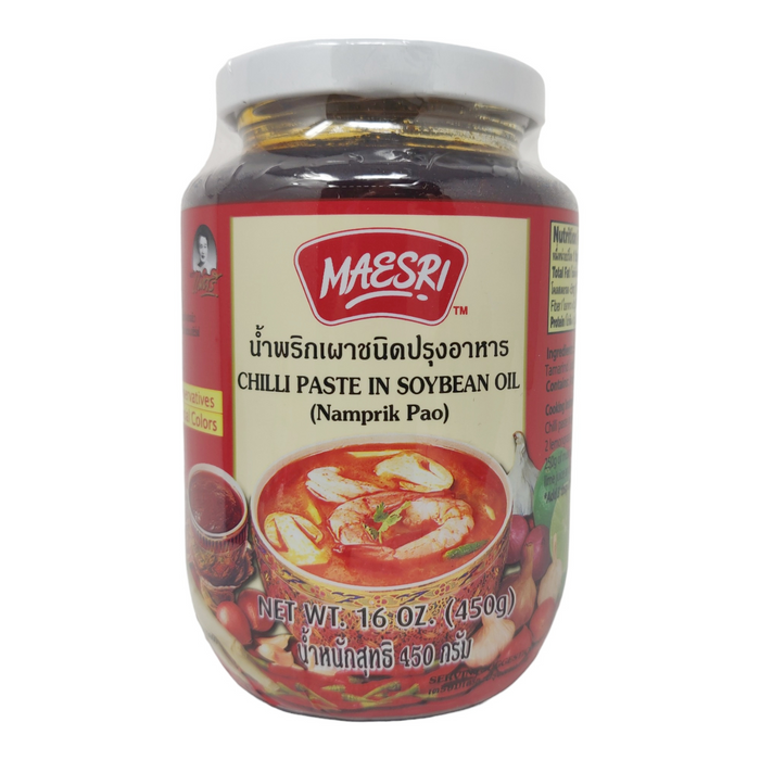 Maesri Namprik Pao 辣椒醬 450g