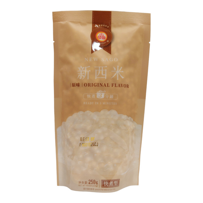 五福圓粉圓 - WFY Sago Flavor Tapioca Pearl Boba 250g