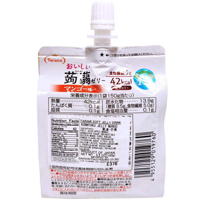 日本達樂美芒果果凍飲料 - Tarami Mango Jelly Drink 150g