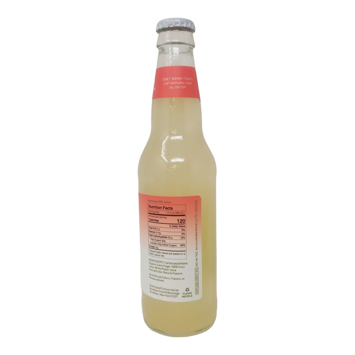 Moshi Oolong Peach Sparkling Drink 12oz