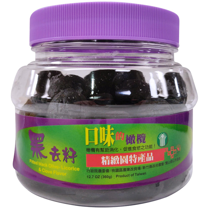 橄欖先生黑去籽橄欖 - Mr. Olive Licorice Pitted Black Olive 360g