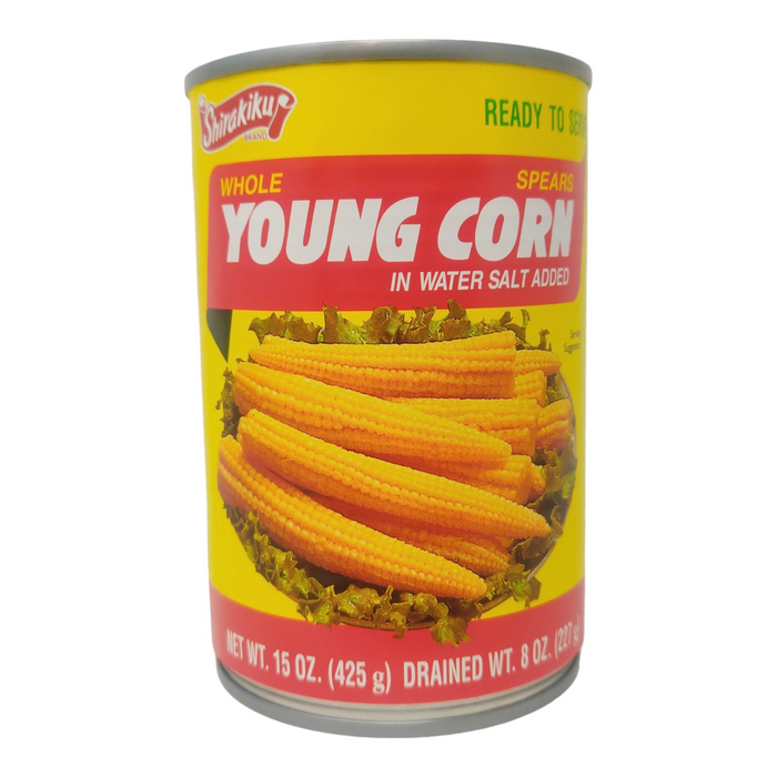 Shirakiku 小玉米 - Shirakiku Whole Young Baby Corn 227g