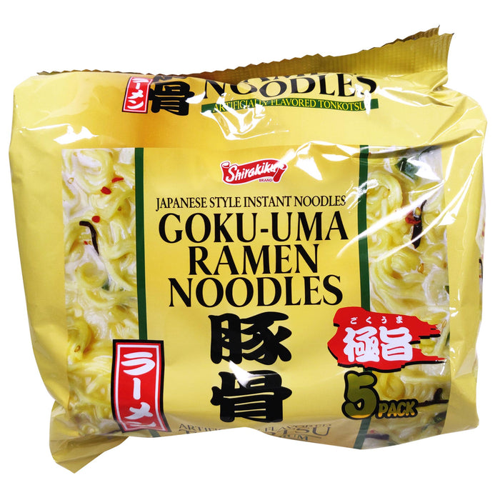 日本極旨豚骨拉麵 - Shirakiku Goku-Uma Tonkotsu Ramen 5-ct