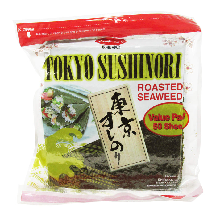 日本東京壽司海苔 - Tokyo Sushi Nori Seaweed 50-ct