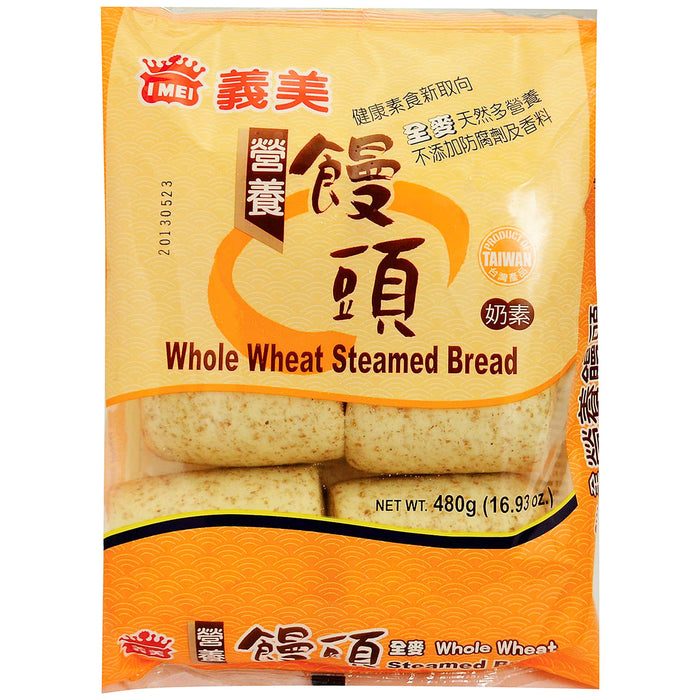 義美全麥饅頭 - IMEI Steamed Whole Wheat Bun 6-ct