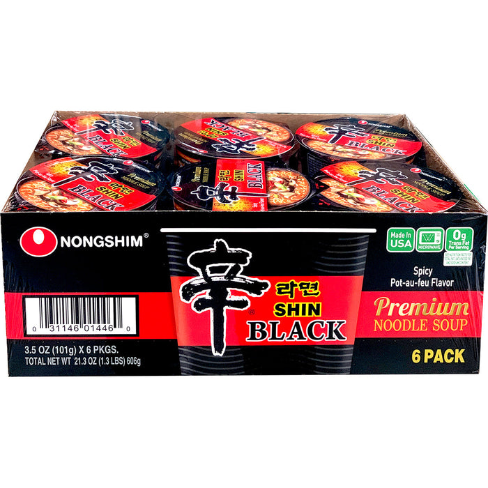 農心牛骨湯黑辛拉杯麵 - Nongshim Black Shin Spicy Ramen Noodle Cup