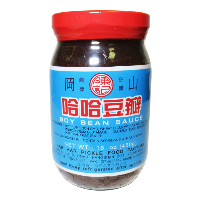 哈哈豆瓣醬 - Taiwanese HarHar Soybean Sauce 16 oz