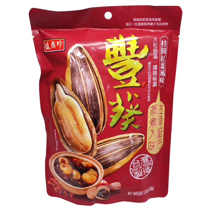 盛香珍豐葵桂圓紅棗瓜子 - Triko Longan & Date Flavor Sunflower Seed 150g