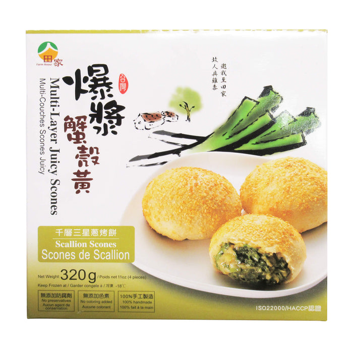 田家千層三星蔥烤餅 - Farm House Scallion Scones Cake 4-ct