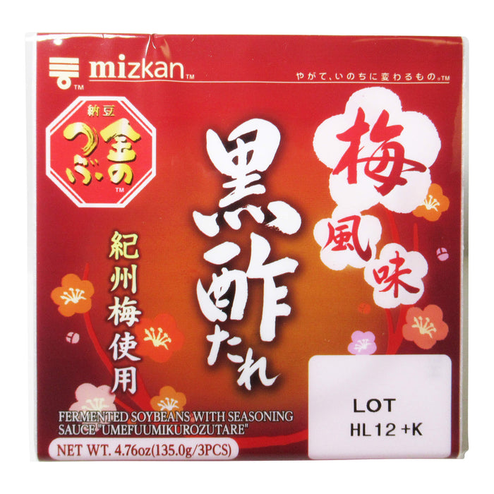 日本味滋康梅酢納豆 - Mizkan Kinitsubu Kurozu Natto 3pcs