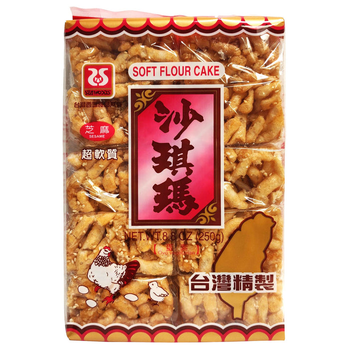 西塢沙琪瑪(芝麻) - Seawoods Sesame Flour Cake 250g