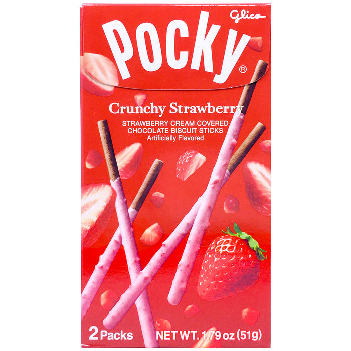 百吉餅乾草莓 - Pocky Crunchy Strawberry 2-ct