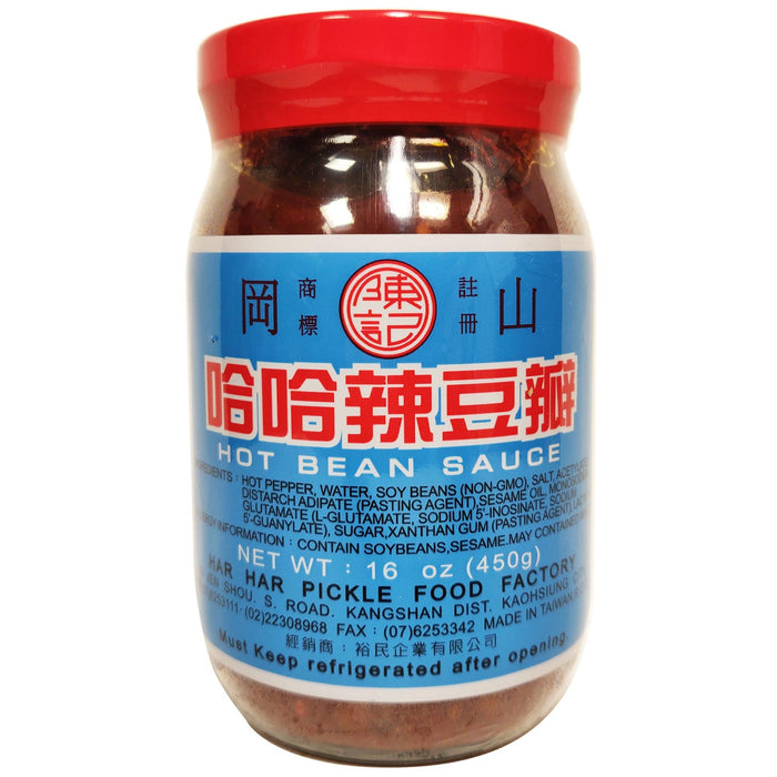 哈哈辣豆瓣醬 - Taiwanese HarHar Spicy Bean Sauce 16 oz