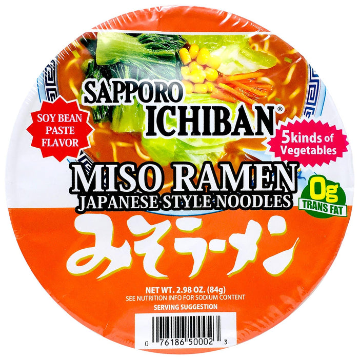 日本札幌味噌拉麵碗 - Sapporo Ichiban Miso Ramen Bowl