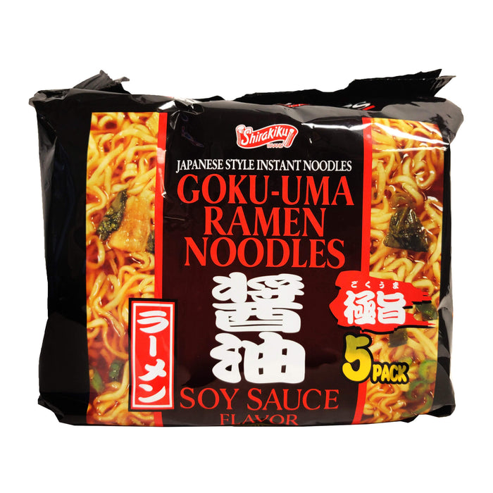 日本極旨醬油拉麵 - Shirakiku Goku-Uma Ramen 5-ct