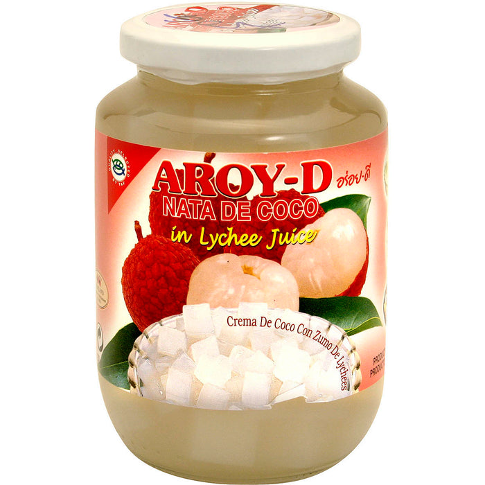 安來利椰果荔枝 - Aroy-D Nata de Coco 荔枝汁 450g