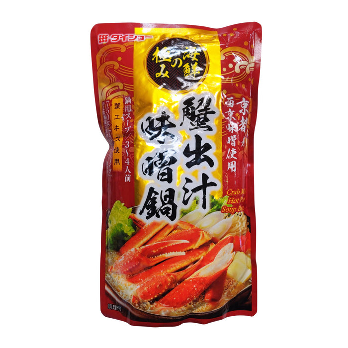 日本鍋底(蟹汁味噌) - Daisho Crab Miso Hot Pot Soup Base 1.65 lbs