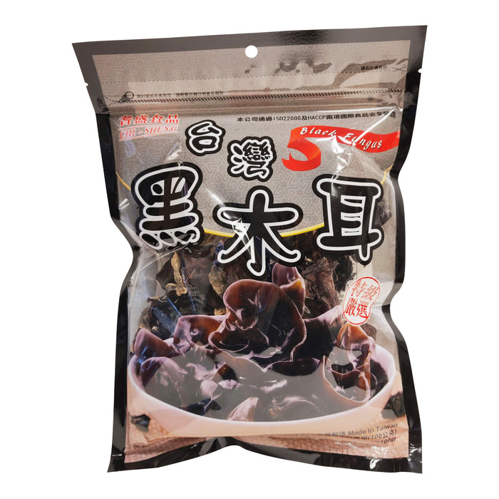 耆盛黑木耳 - Taiwanese Chi-Sheng Woodear Black Fungus 100g