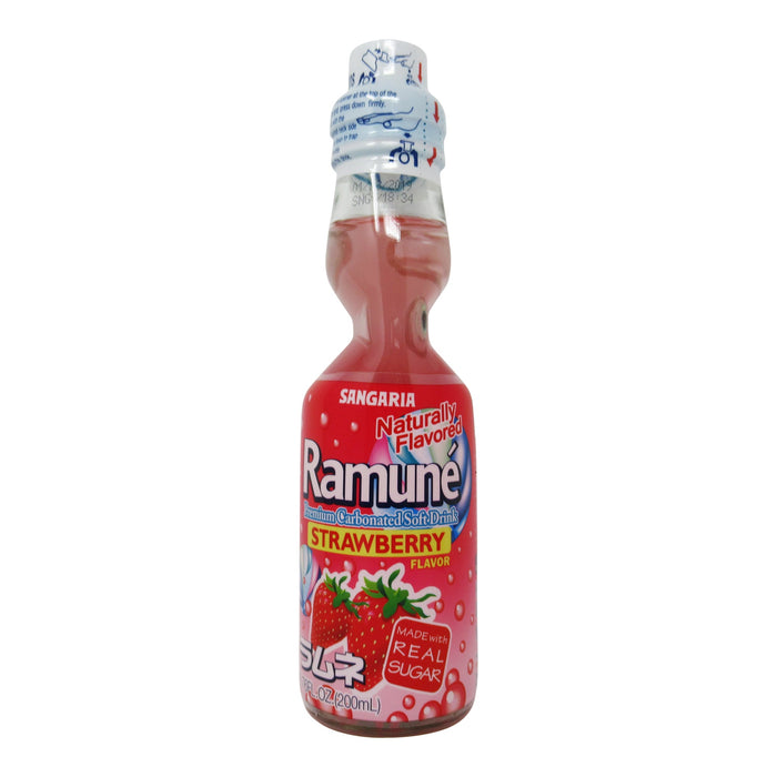 日本彈珠汽水(草莓) - Sangaria Strawberry Ramune