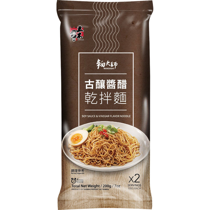 五木麵大師古釀醬醋拌麵 - Wu-Mu Mds Soy Sauce Vinegar Flvr Noodles 2-ct