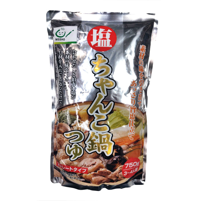 日本鍋底(塩味) - Nissho Shiochanko Soup Base 750g