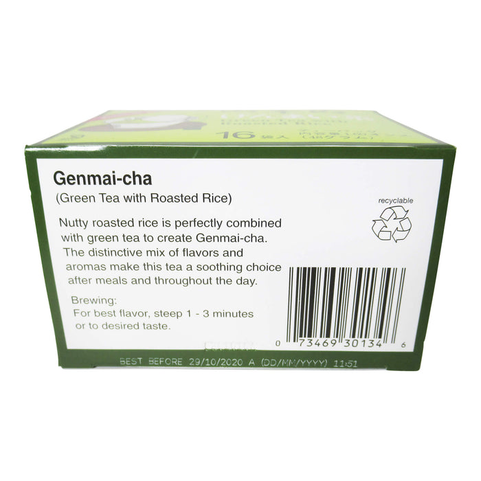 山本山玄米茶 - YMY Genmai Cha Green Tea with Roasted Rice 16-ct