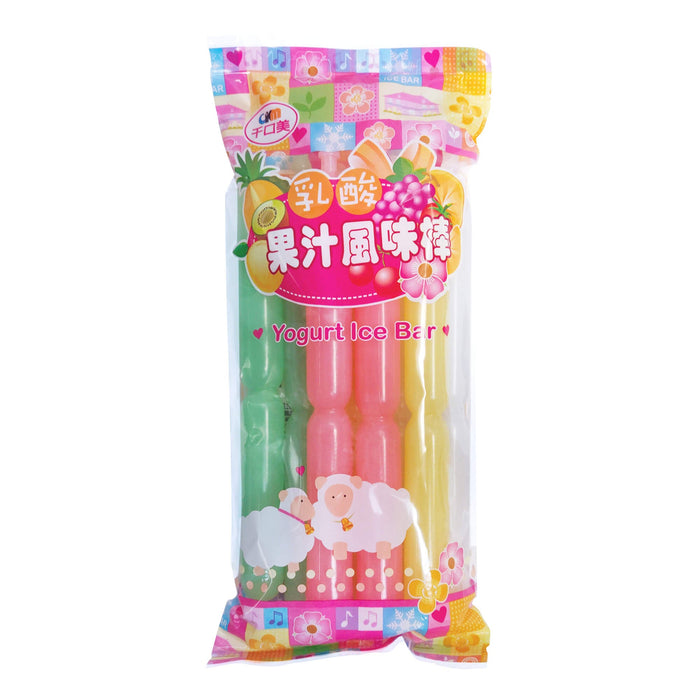 千口美乳酸棒 - Yogurt Flavor Juice Popsicle 8-ct