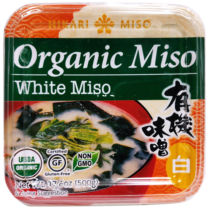 日本喜康瑞有機味噌白 - JP Hikari Organic White Miso Paste 500g