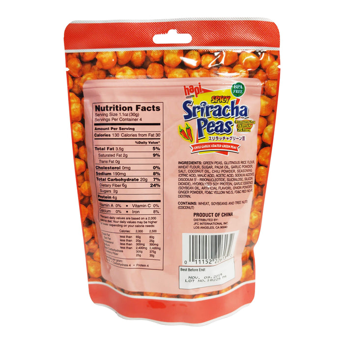 日本哈皮是拉差辣豆 - Hapi Sriracha Peas 120g