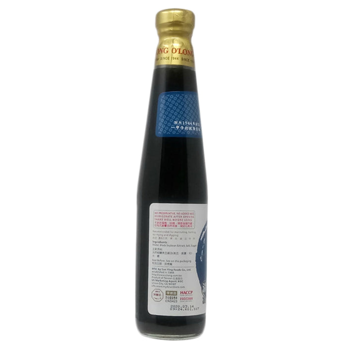 黑龍春蘭黑豆蔭油 - O'Long Premium Black Bean Soy Sauce 400ml