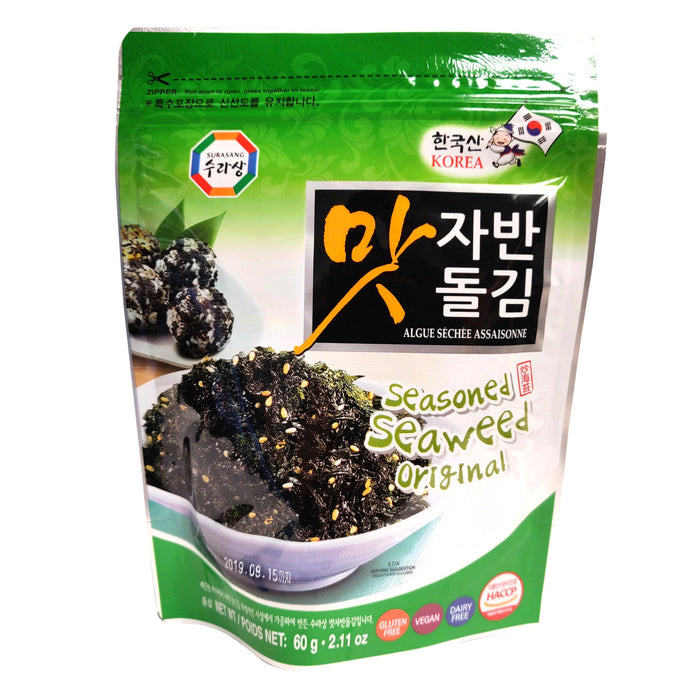 韓國王烤海苔(素) - Surasang KR Seasoned Seaweed 60g