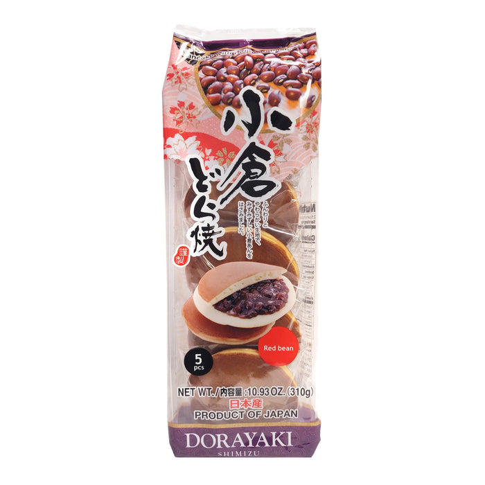 日本銅鑼燒(紅豆) - Shimizu Dorayaki Baked Cake (Red Bean) 5-ct